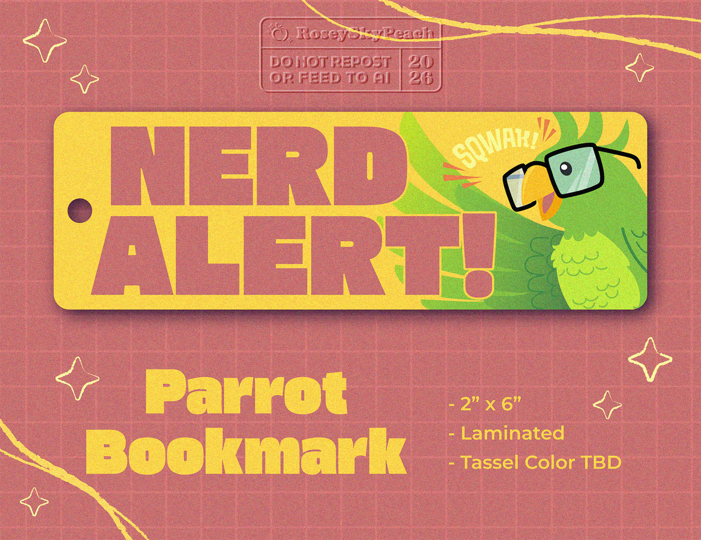 Nerd Alert Bookmark
