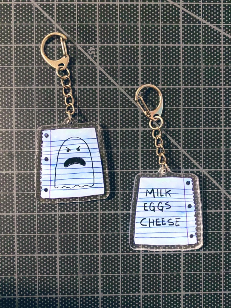 Floating Shopping List Charm