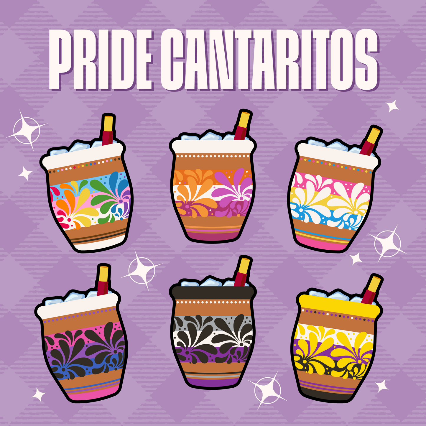 Pride Cantarito Stickers