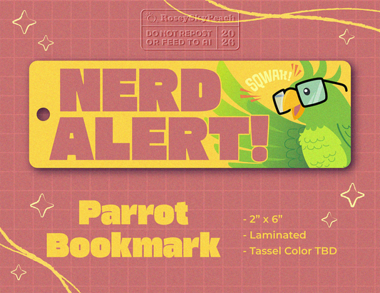Nerd Alert Bookmark
