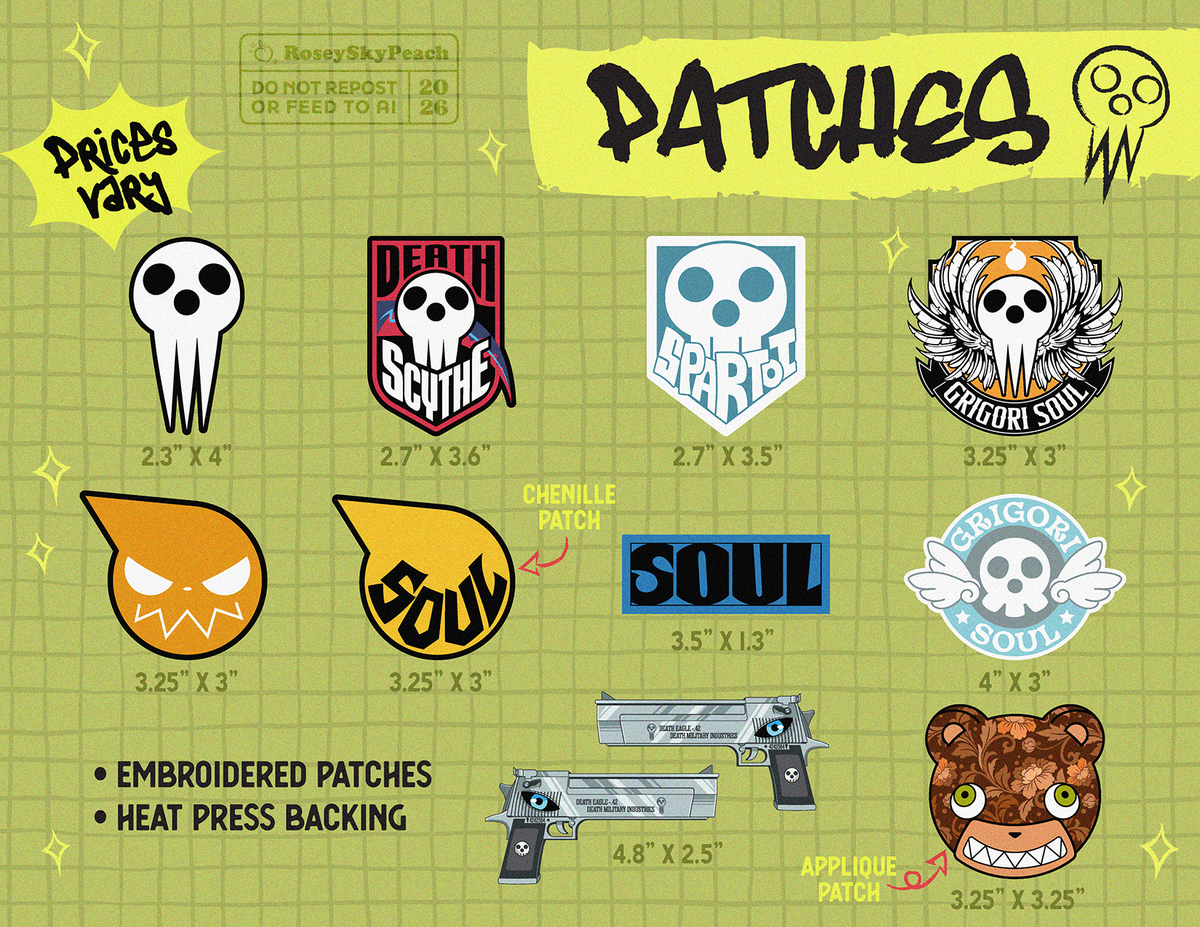 Death City Patches Preoders