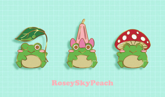 Frog Enamel Pins